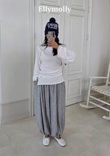 ［ELLY MOLLY］Husky pompom beanire