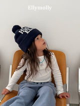 ［ELLY MOLLY］Husky pompom beanire