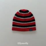 ［ELLY MOLLY］Retro stripe beanie