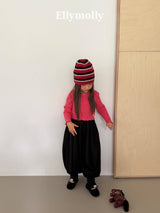 ［ELLY MOLLY］Retro stripe beanie
