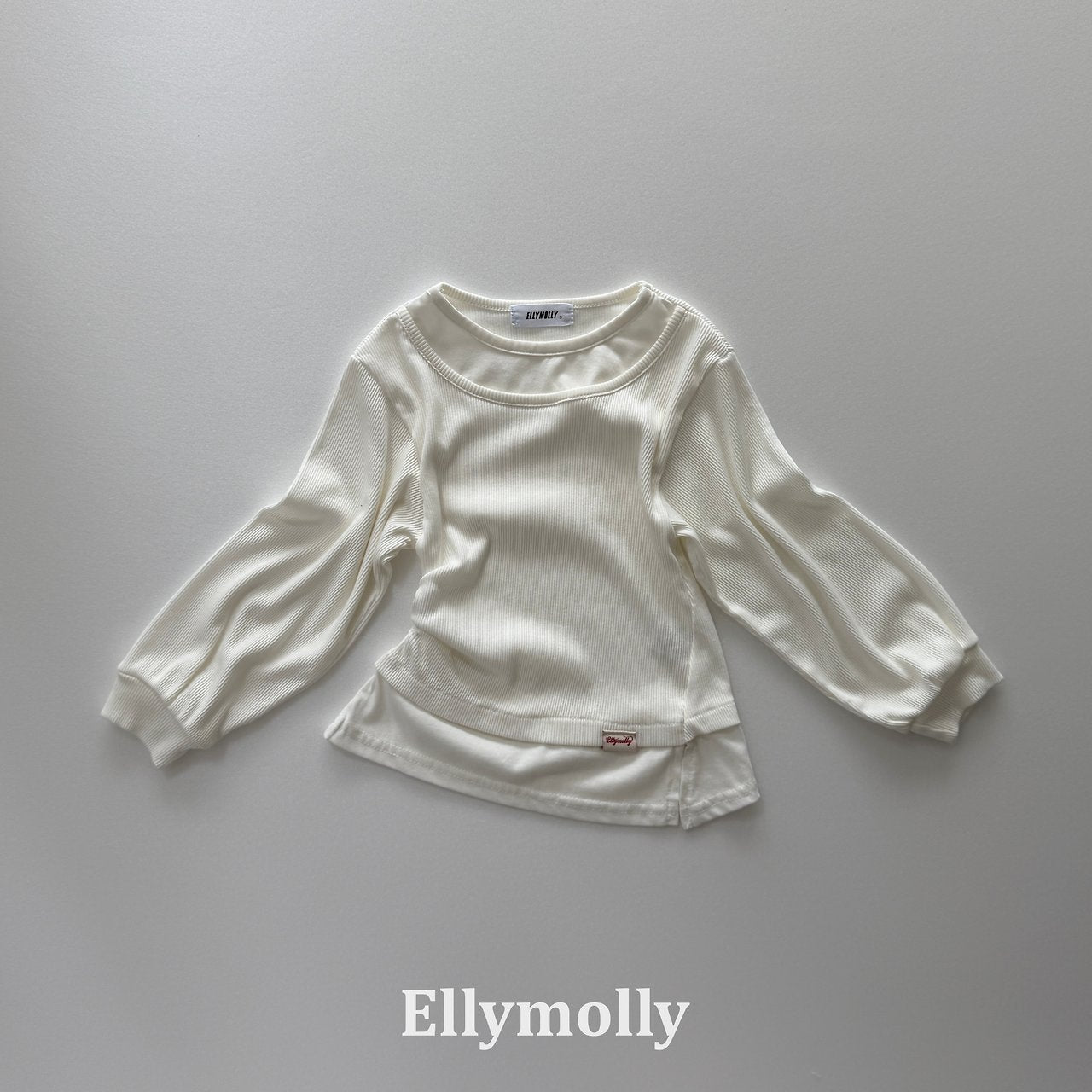 ［ELLY MOLLY］Hazel layered tee (kids & mom)