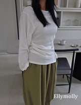 ［ELLY MOLLY］Hazel layered tee (kids & mom)