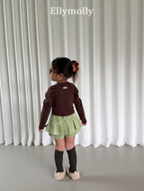 ［ELLY MOLLY］Giselle dot shirring tee