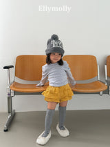 ［ELLY MOLLY］Giselle dot shirring tee