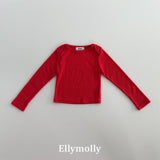 ［ELLY MOLLY］Pico lace lip tee