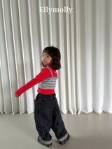 ［ELLY MOLLY］Pico lace lip tee