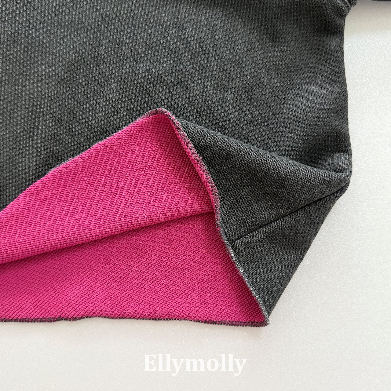 ［ELLY MOLLY］Rough two tone mtm