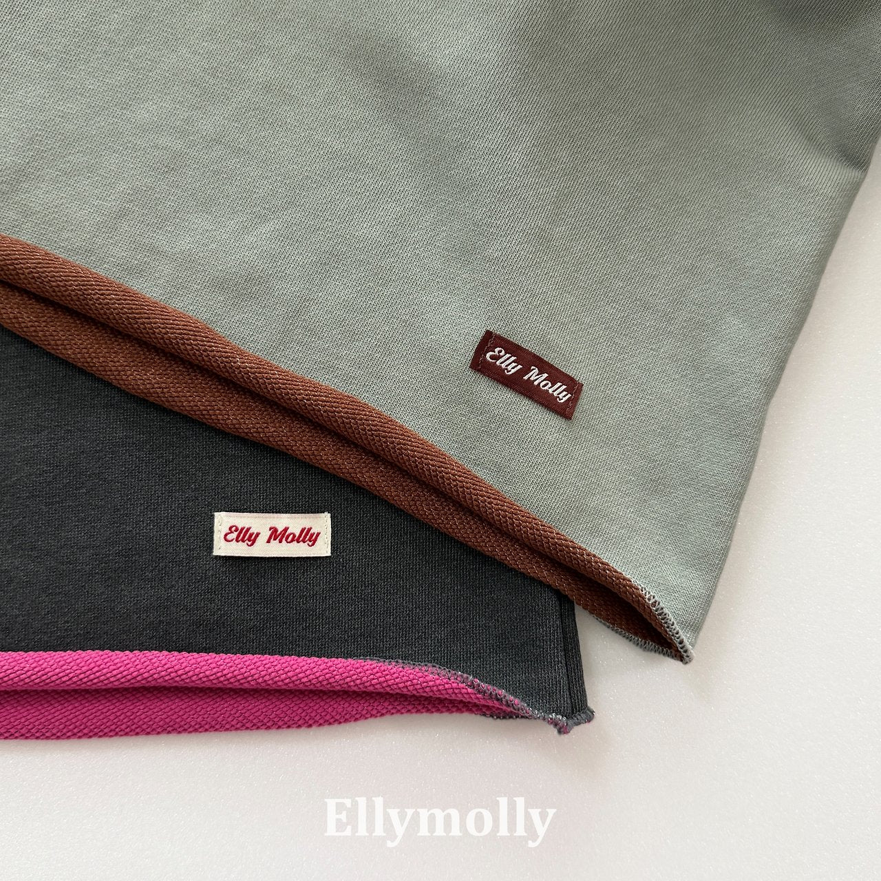 ［ELLY MOLLY］Rough two tone mtm
