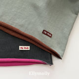 ［ELLY MOLLY］Rough two tone mtm