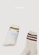 ［valubebe］Basic line socks