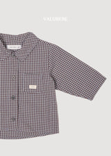 ［valubebe］Check shirt