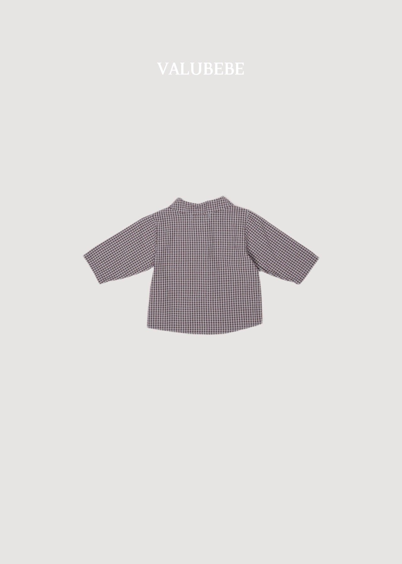 ［valubebe］Check shirt