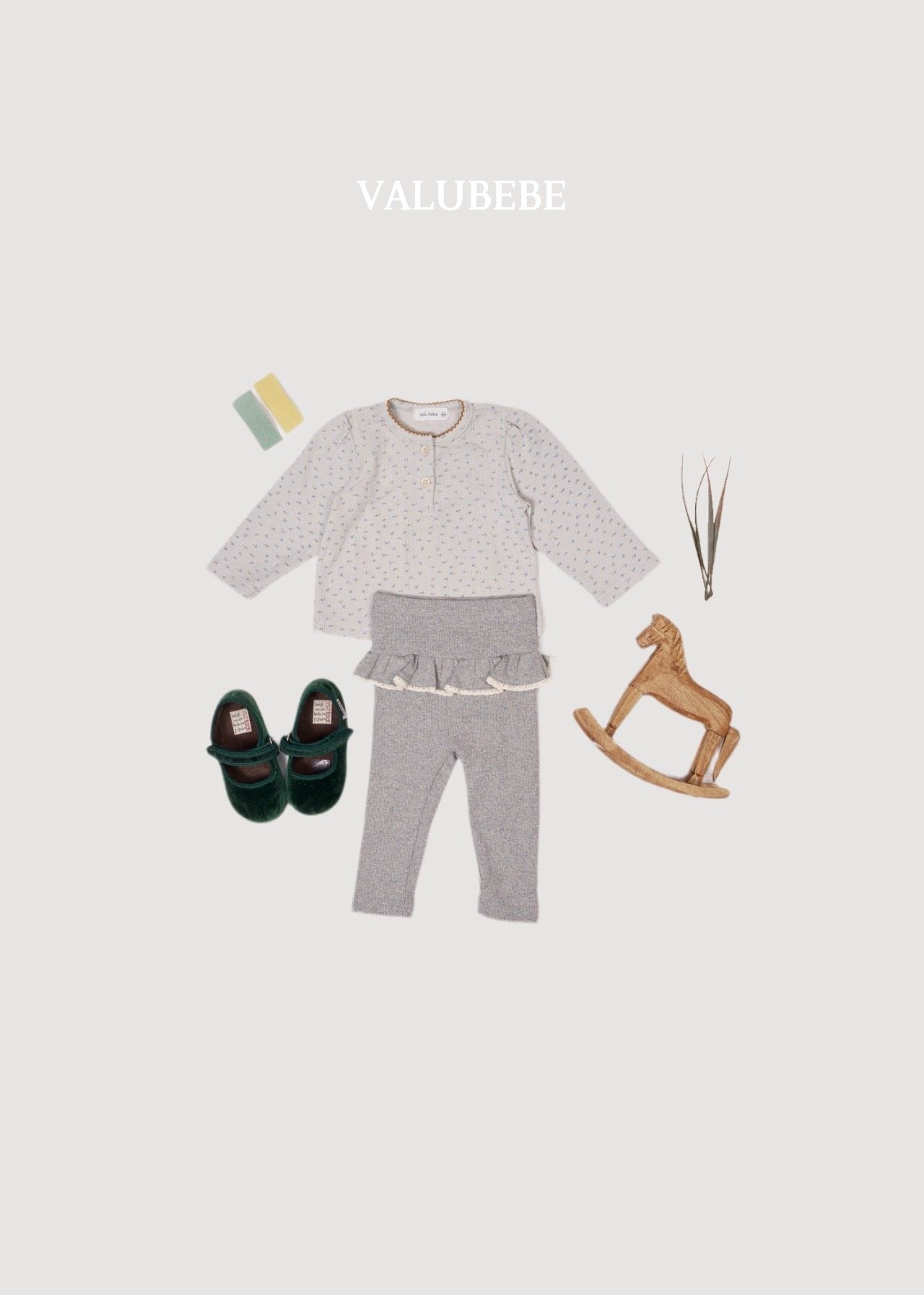 ［valubebe］Coco frill leggings