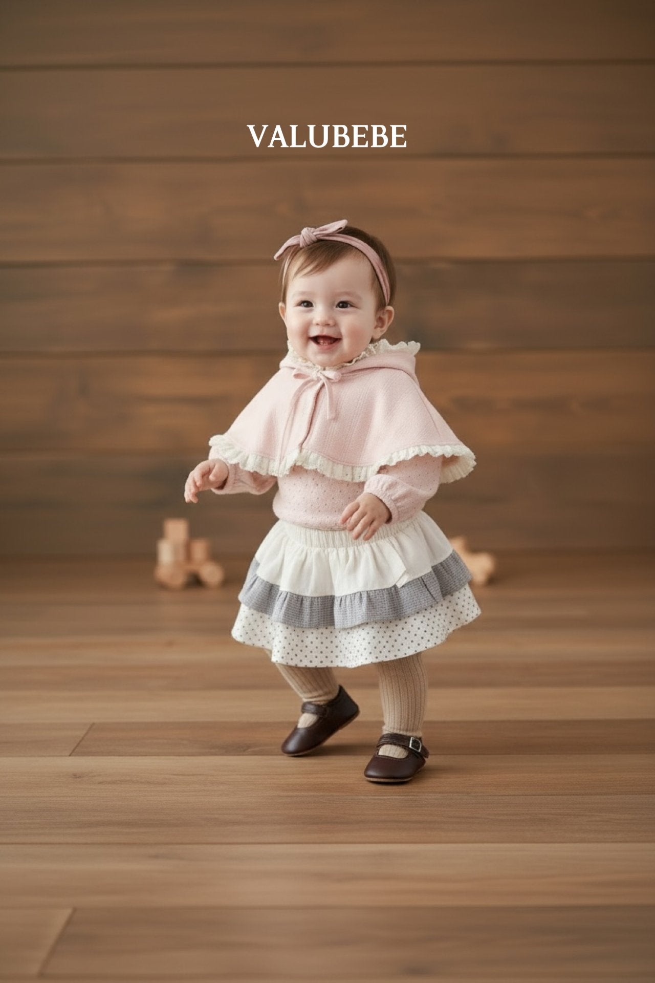 ［valubebe］Frill cancan skirt pants