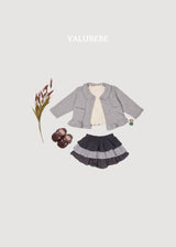 ［valubebe］Frill cancan skirt pants