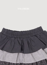 ［valubebe］Frill cancan skirt pants