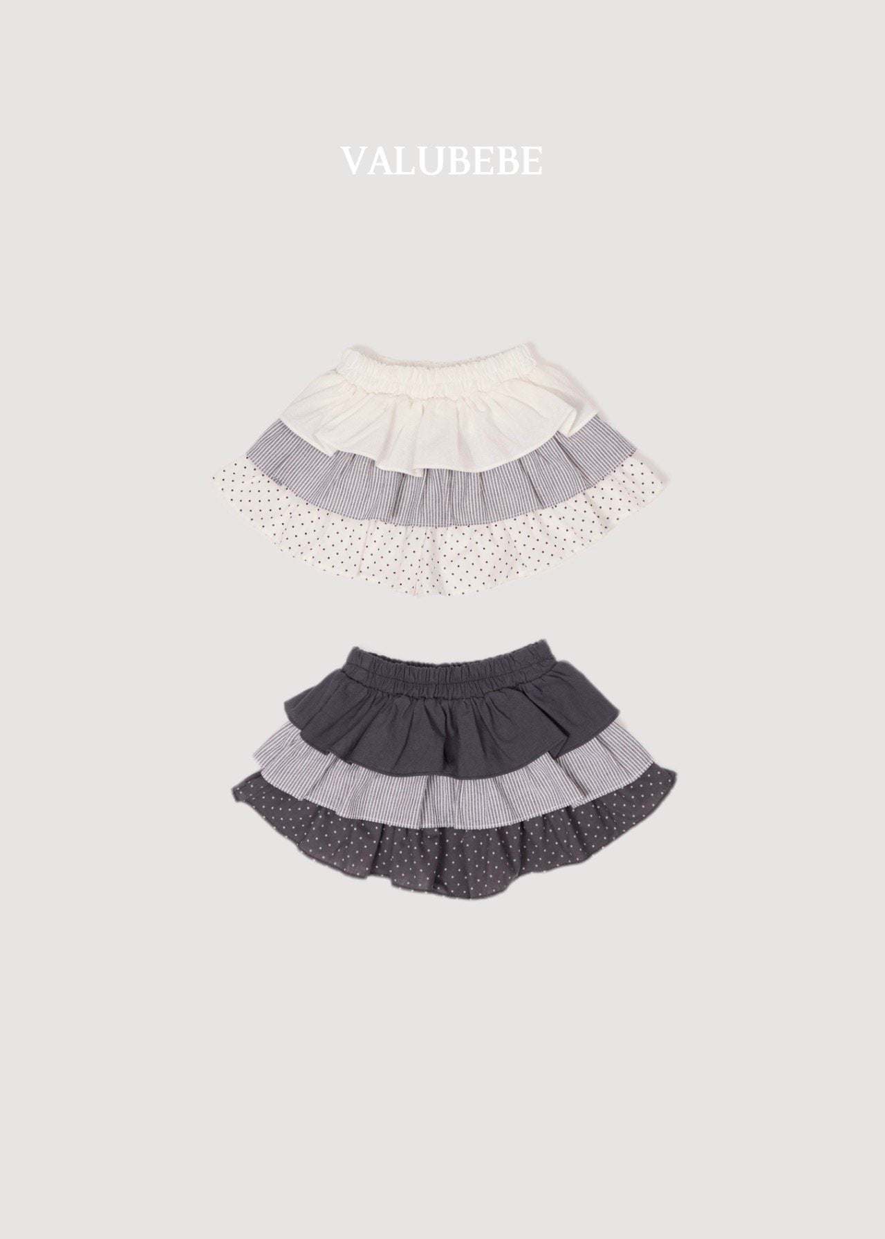 ［valubebe］Frill cancan skirt pants