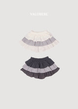 ［valubebe］Frill cancan skirt pants