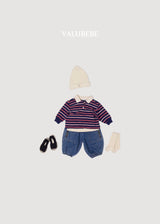 ［valubebe］Andy zipper denim pants