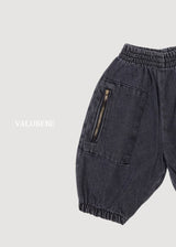 ［valubebe］Andy zipper denim pants