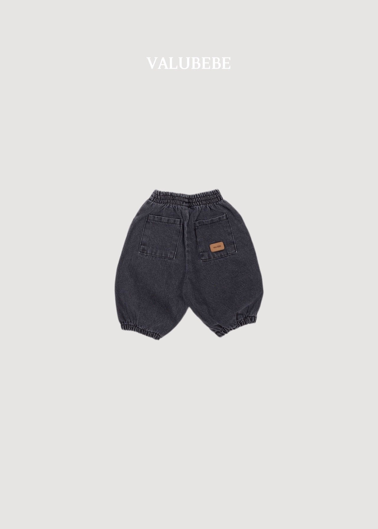 ［valubebe］Andy zipper denim pants