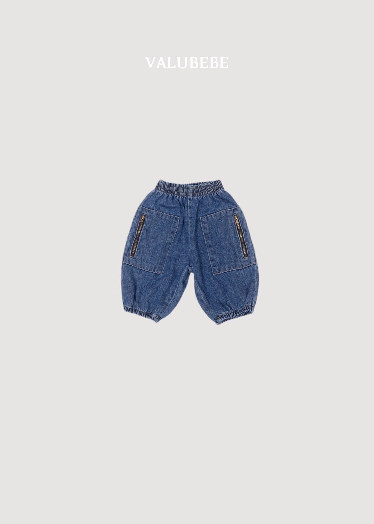 ［valubebe］Andy zipper denim pants