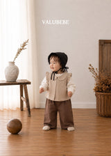 ［valubebe］Frill collar layered vest