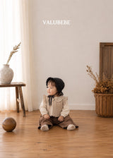 ［valubebe］Frill collar layered vest