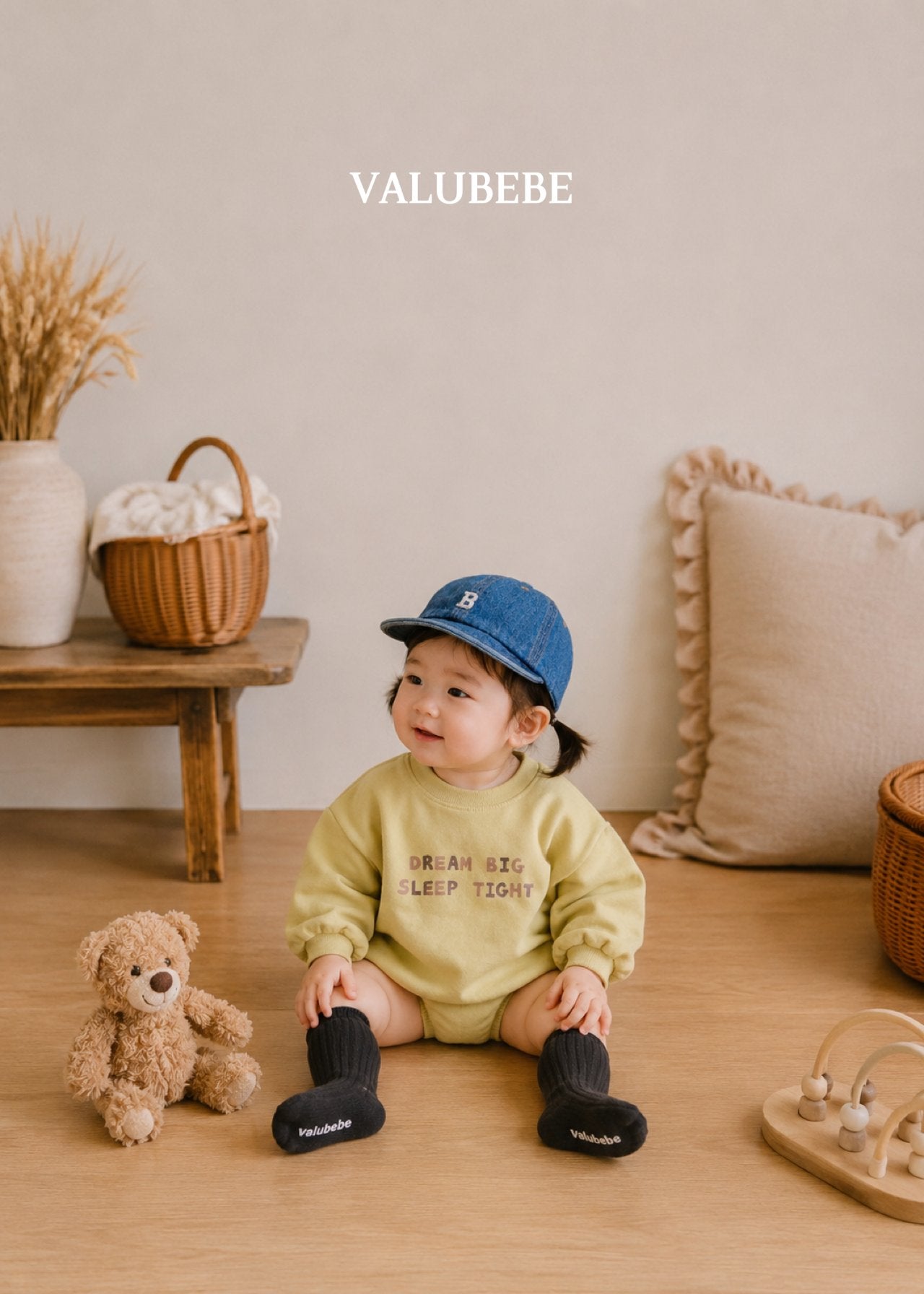 ［valubebe］Daily rib socks