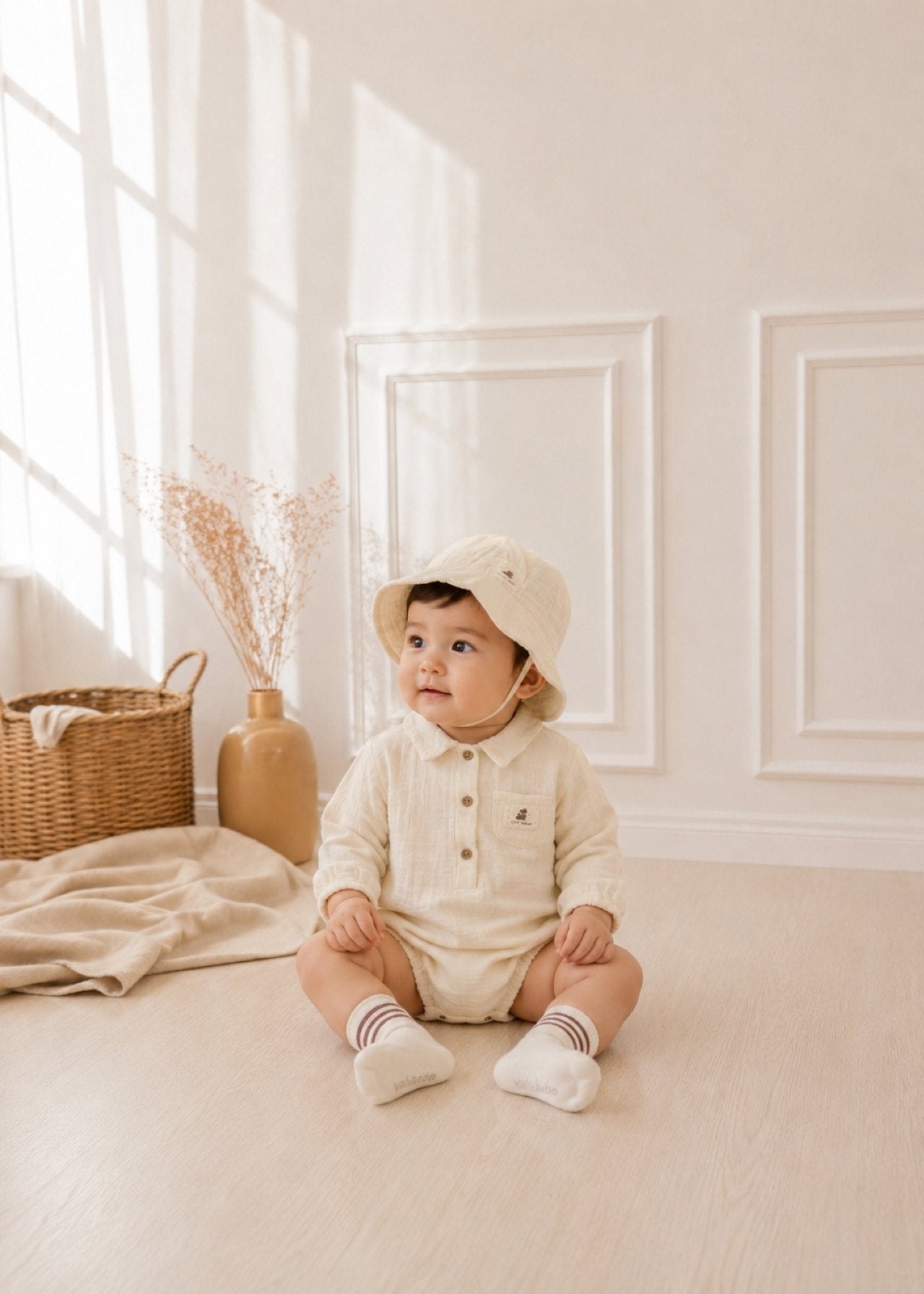［valubebe］Mini shirt rompers