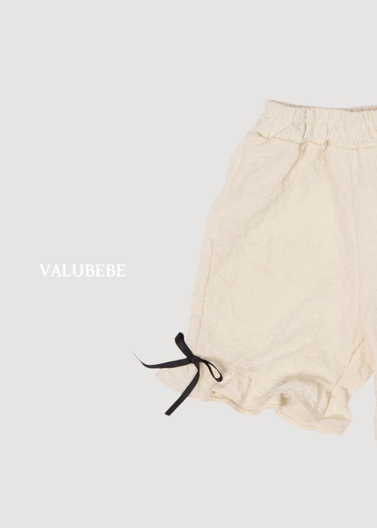 ［valubebe］Frill capri pants