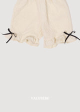 ［valubebe］Frill capri pants