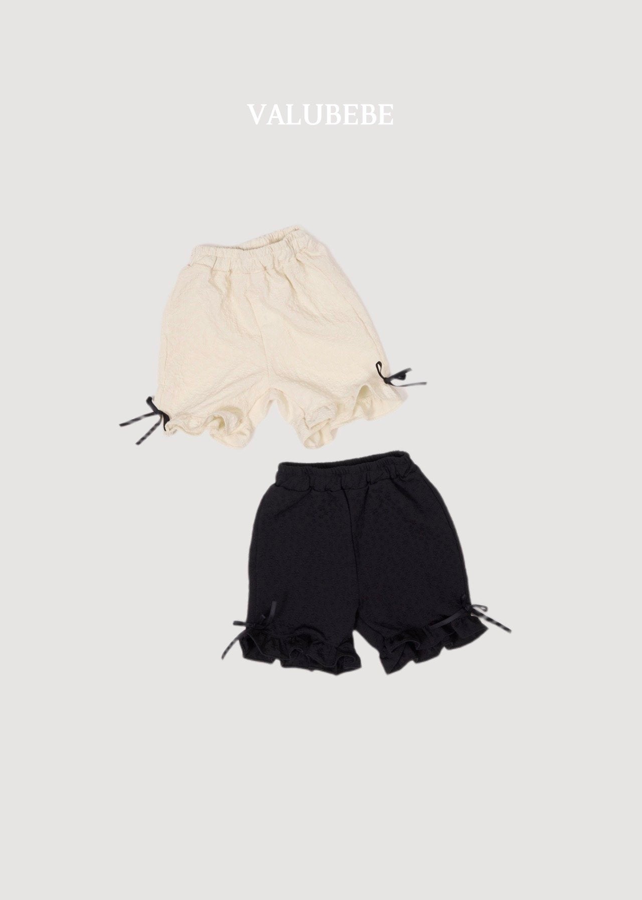 ［valubebe］Frill capri pants