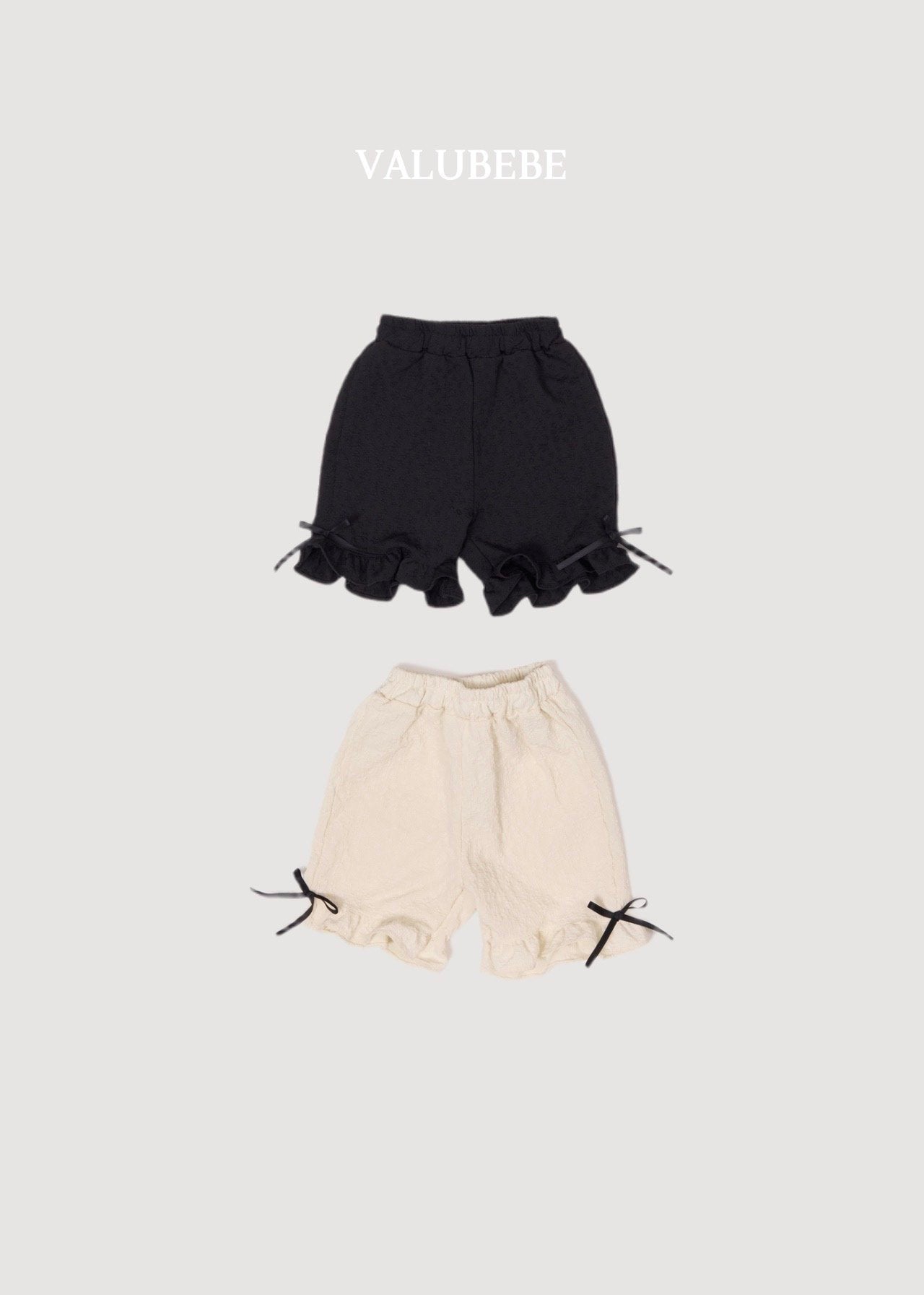［valubebe］Frill capri pants