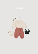 ［valubebe］Autumn embossing pants (check)
