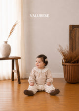 ［valubebe］Autumn embossing pants (flower)