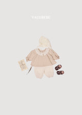 ［valubebe］Autumn embossing pants (flower)