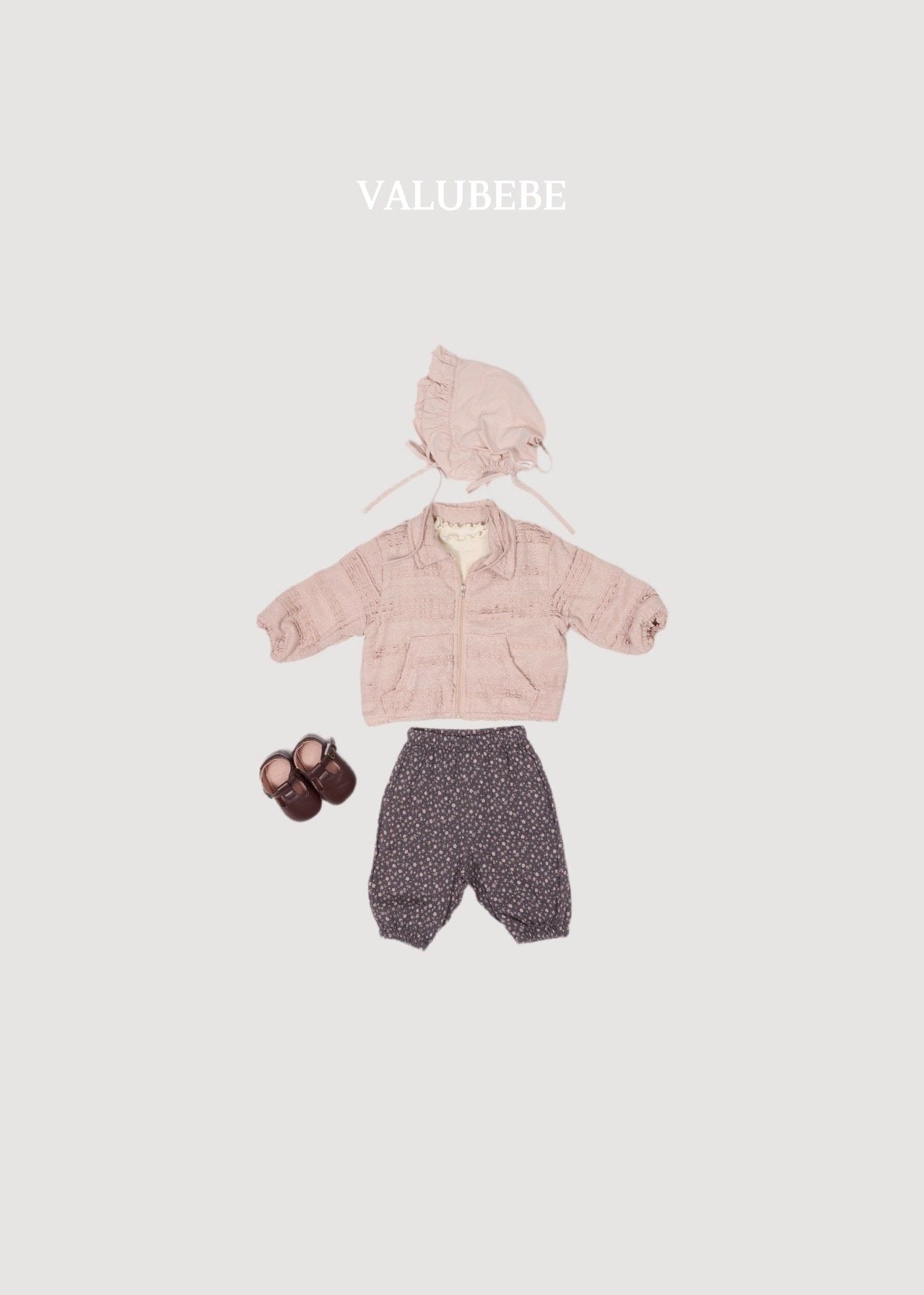 ［valubebe］Autumn embossing pants (flower)
