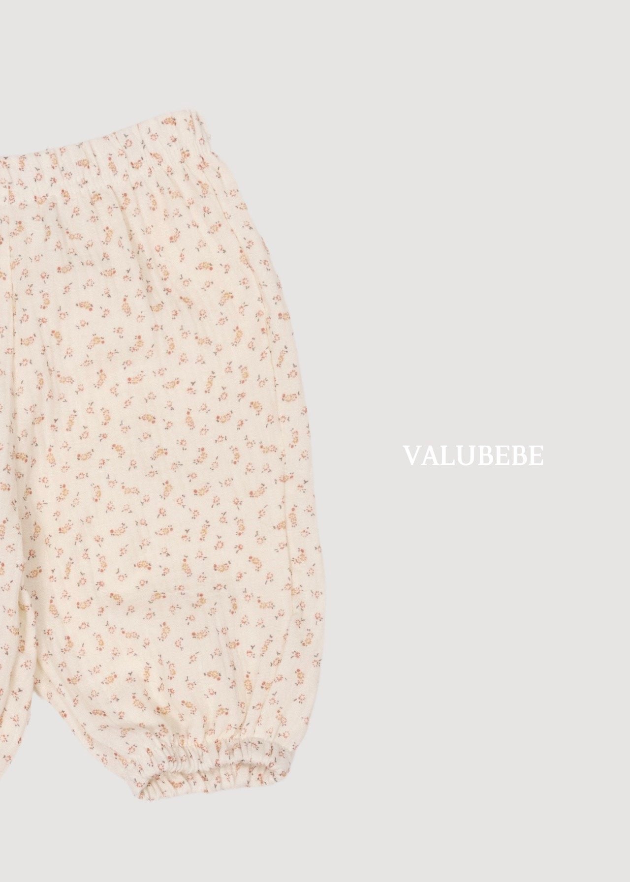 ［valubebe］Autumn embossing pants (flower)