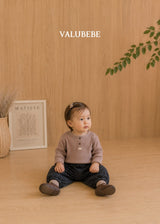 ［valubebe］Autumn embossing pants (stripe)