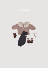 ［valubebe］Autumn embossing pants (stripe)