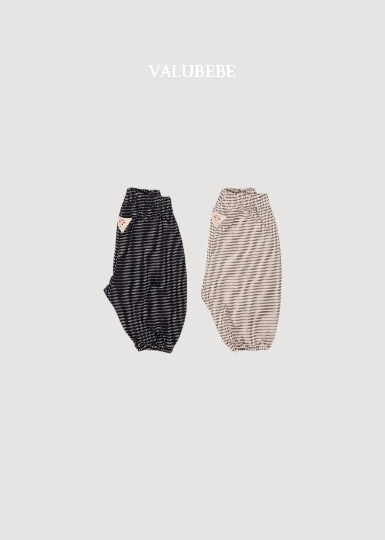 ［valubebe］Autumn embossing pants (stripe)