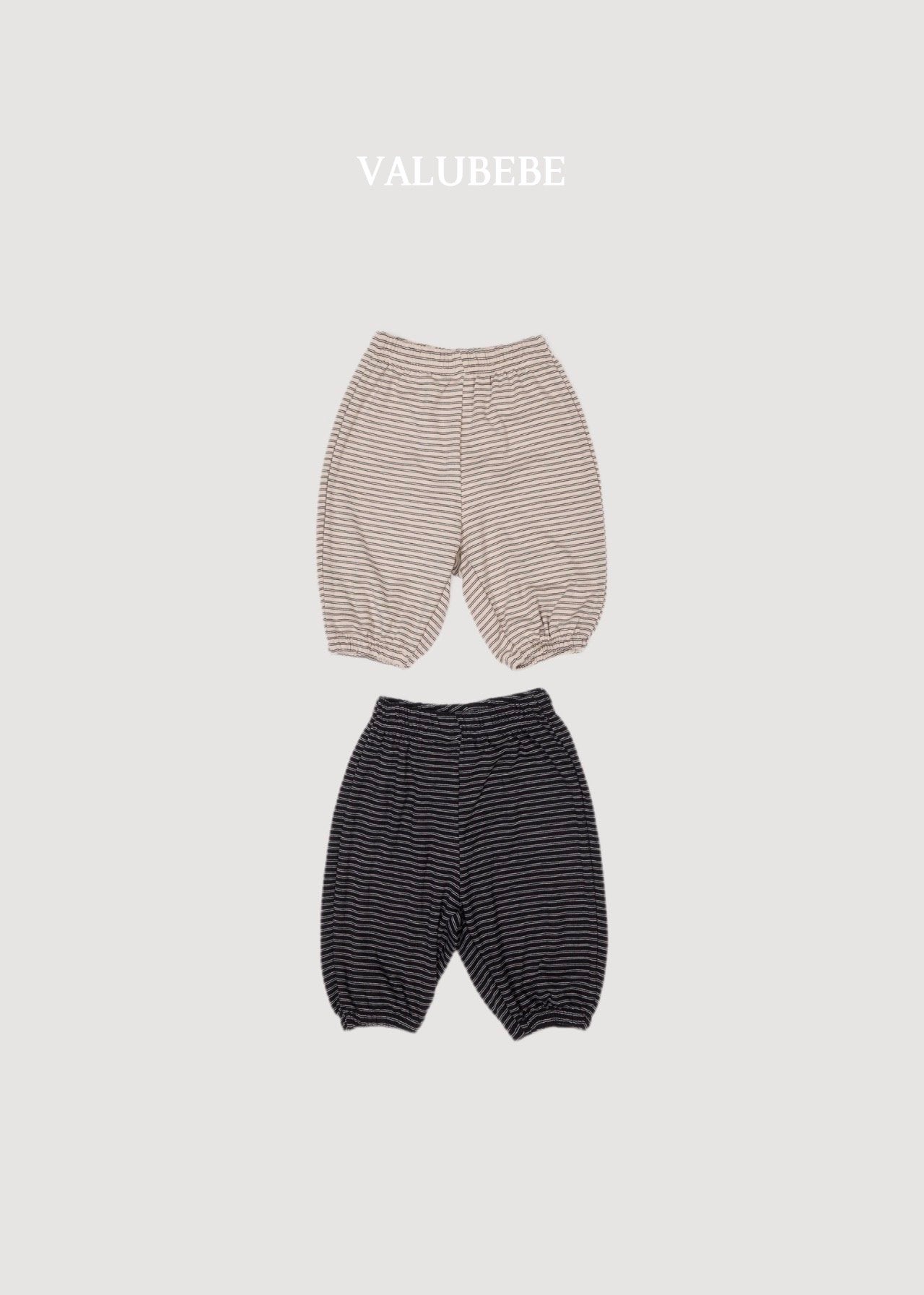 ［valubebe］Autumn embossing pants (stripe)