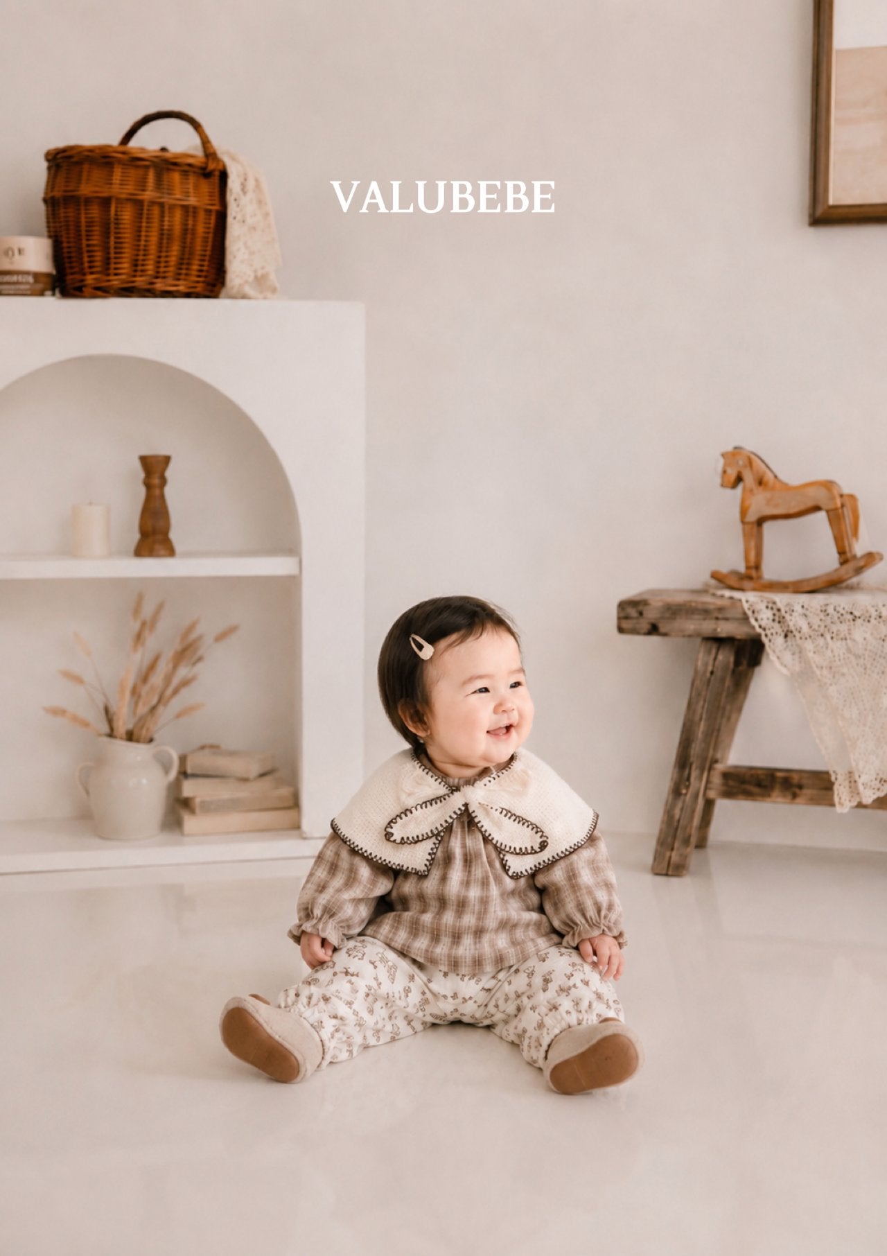 ［valubebe］Autumn embossing pants (bear & dot)