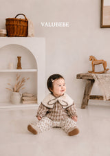 ［valubebe］Autumn embossing pants (bear & dot)