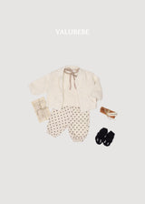 ［valubebe］Autumn embossing pants (bear & dot)