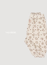 ［valubebe］Autumn embossing pants (bear & dot)