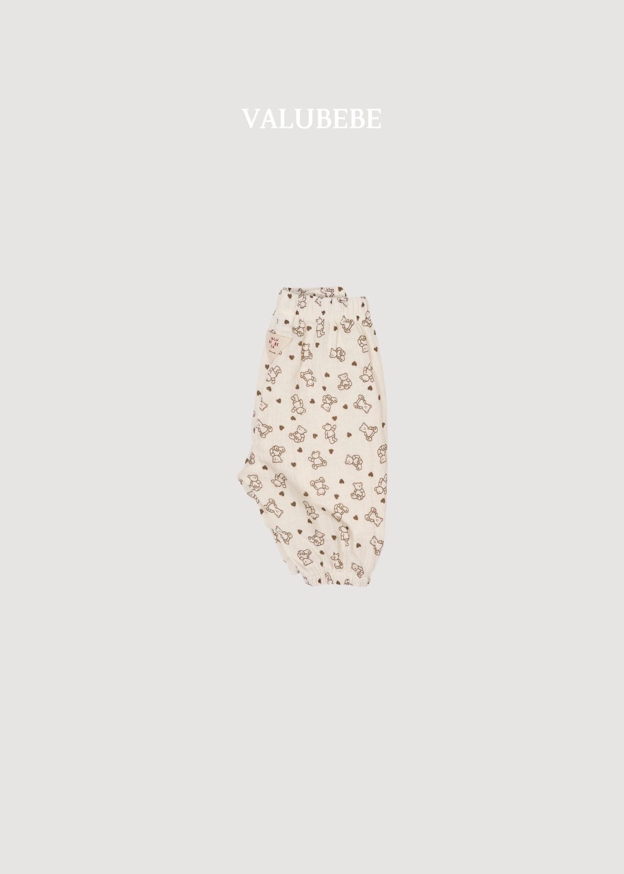 ［valubebe］Autumn embossing pants (bear & dot)