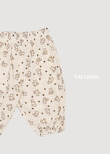 ［valubebe］Autumn embossing pants (bear & dot)