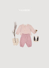 ［valubebe］Autumn embossing pants (stripe)